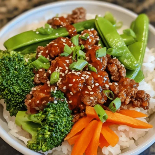 The key to a flavorful Korean Ground Beef Bowl lies in the choice of ingredients. Each component plays a vital role in creating the dish’s signature taste and texture. Let’s break down the essential ingredients to understand their contributions to this delightful meal.
