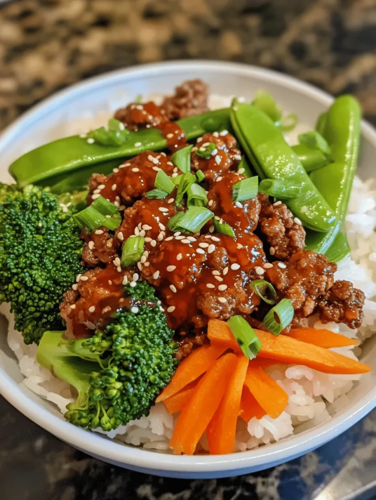 The key to a flavorful Korean Ground Beef Bowl lies in the choice of ingredients. Each component plays a vital role in creating the dish’s signature taste and texture. Let’s break down the essential ingredients to understand their contributions to this delightful meal.
