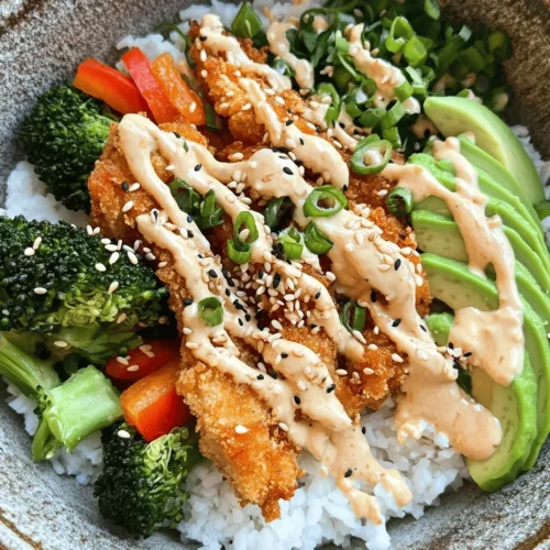 The Bang Bang Chicken Bowl is a delightful fusion of flavors and textures that has captured the hearts (and stomachs) of food lovers everywhere. This dish is not just about satisfying hunger; it's an experience, a whirlwind of crunchy chicken, vibrant vegetables, and an irresistible spicy-sweet sauce that dances on your taste buds. In today’s fast-paced lifestyle, where time is of the essence, the demand for quick yet delicious meals has never been higher. The Bang Bang Chicken Bowl perfectly addresses this need, providing a wholesome and indulgent option that can be prepared in under an hour.