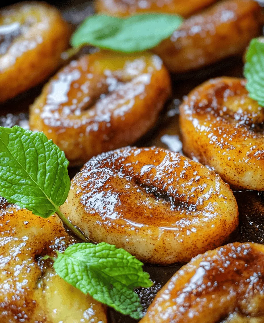 Are you craving a dessert that is both indulgent and effortless? Look no further than the delightful Sweet & Spicy Pan Fried Cinnamon Bananas. This simple recipe marries the natural sweetness of ripe bananas with the warm, inviting flavors of cinnamon and nutmeg, creating a dessert that is sure to impress. Whether you need a quick treat after dinner or a delectable topping for pancakes or yogurt, this recipe fits seamlessly into any busy lifestyle. With just a handful of ingredients and minimal preparation time, you can create a dish that echoes comfort and satisfaction.