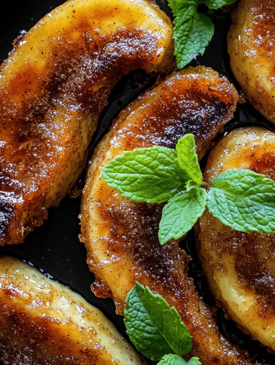 Are you craving a dessert that is both indulgent and effortless? Look no further than the delightful Sweet & Spicy Pan Fried Cinnamon Bananas. This simple recipe marries the natural sweetness of ripe bananas with the warm, inviting flavors of cinnamon and nutmeg, creating a dessert that is sure to impress. Whether you need a quick treat after dinner or a delectable topping for pancakes or yogurt, this recipe fits seamlessly into any busy lifestyle. With just a handful of ingredients and minimal preparation time, you can create a dish that echoes comfort and satisfaction.