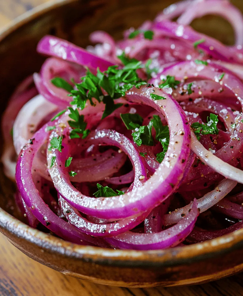 In the world of culinary delights, few ingredients can elevate a dish quite like onions. Their ability to bring out the natural flavors of other components makes them a staple in kitchens across the globe. In Mediterranean cuisine, the combination of onions with zesty and vibrant flavors can transform a simple meal into a feast for the senses. One such dish that exemplifies this principle is the Zesty Sumac Onions Delight. This recipe not only highlights the sweet and crunchy texture of red onions but also incorporates sumac, a spice that adds a unique tartness, making it a perfect complement to a variety of meals.