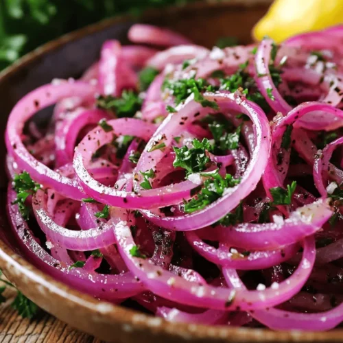 In the world of culinary delights, few ingredients can elevate a dish quite like onions. Their ability to bring out the natural flavors of other components makes them a staple in kitchens across the globe. In Mediterranean cuisine, the combination of onions with zesty and vibrant flavors can transform a simple meal into a feast for the senses. One such dish that exemplifies this principle is the Zesty Sumac Onions Delight. This recipe not only highlights the sweet and crunchy texture of red onions but also incorporates sumac, a spice that adds a unique tartness, making it a perfect complement to a variety of meals.