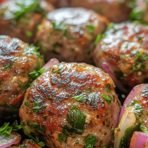 Skewers are an ever-popular dish that transcends cultures and cuisines, appealing to food lovers of all kinds. Whether grilled at a bustling summer BBQ or served as a quick weeknight meal, skewers offer an irresistible combination of flavor and convenience. Among the myriad of options, one recipe stands out: Zesty Herb & Cheese Chicken Sausage Skewers. This dish not only tantalizes the taste buds but also serves as a healthier alternative to traditional sausages, making it an excellent choice for families, BBQ enthusiasts, and anyone looking for a quick yet satisfying meal.