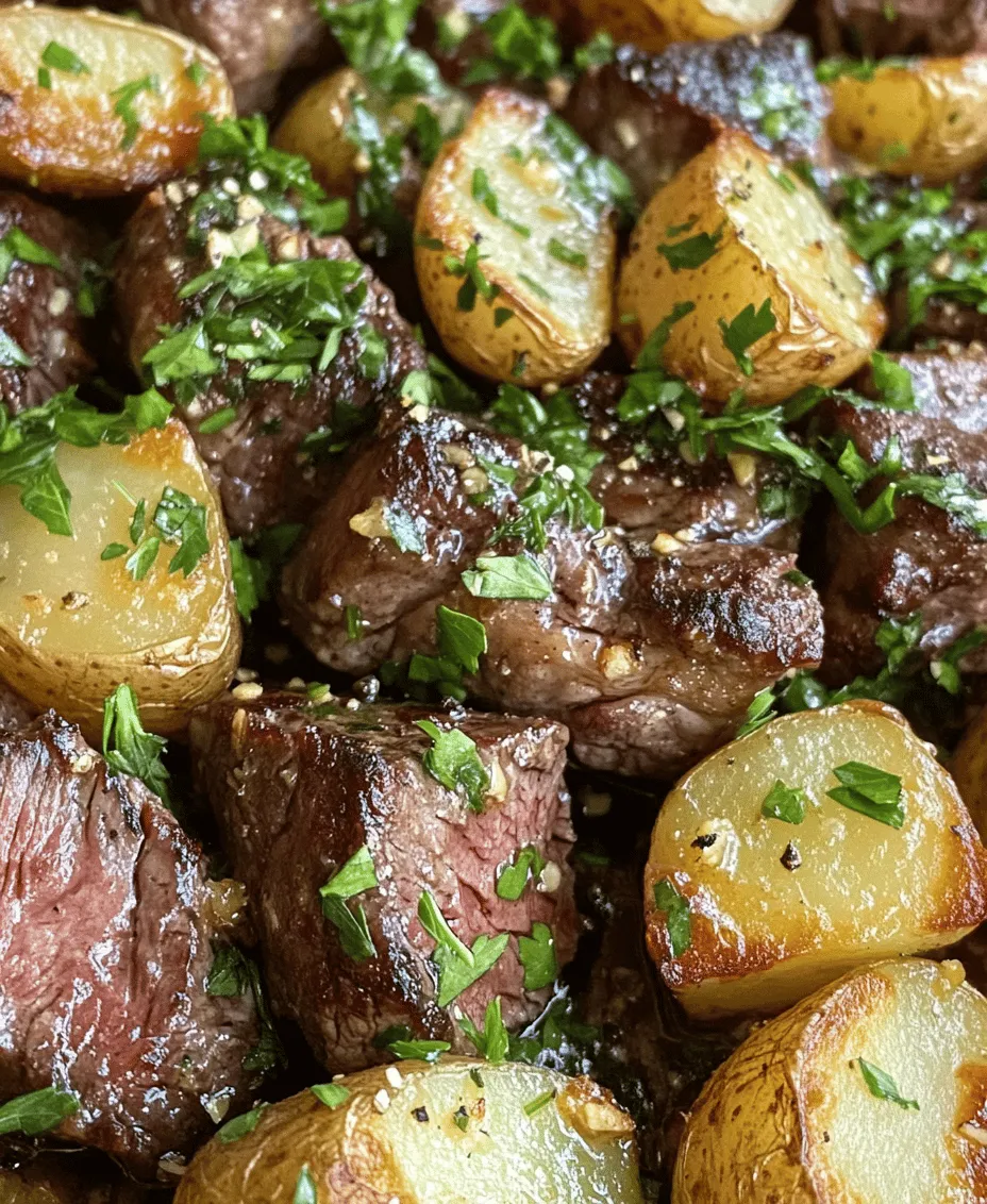When it comes to quick and satisfying meals, few dishes can rival the mouthwatering combination of sizzling garlic butter steak bites and crispy baby potatoes. This recipe not only delivers a burst of robust flavors but also embodies convenience, making it a favorite among home cooks and busy families alike. In under 30 minutes, you can whip up a delightful dinner that’s perfect for any occasion, from a casual weeknight meal to a special gathering with friends.