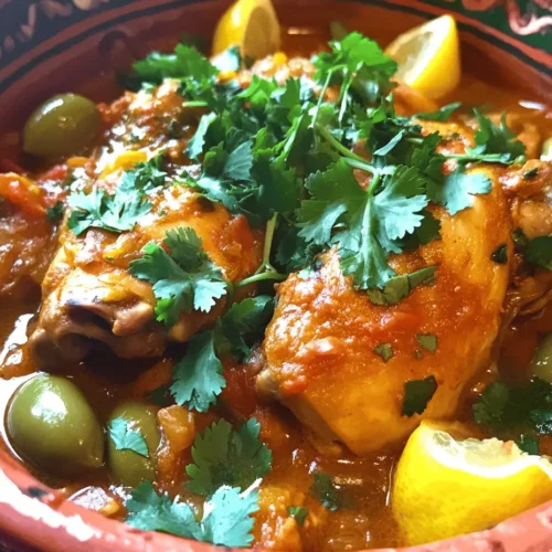 Discover the vibrant flavors of Morocco with this exquisite Moroccan Chicken Tagine recipe featuring olives and lemons. This dish not only showcases the rich culinary traditions of North Africa but also brings a delightful blend of spices and ingredients that tantalize the taste buds. With its aromatic spices, succulent chicken, and the unique tang of preserved lemons, Moroccan Chicken Tagine is a dish that embodies warmth and hospitality, often served during family gatherings and special occasions. In this article, we will delve into the origins of tagine cooking, the significance of each ingredient, and the step-by-step instructions to create this heartwarming meal at home.