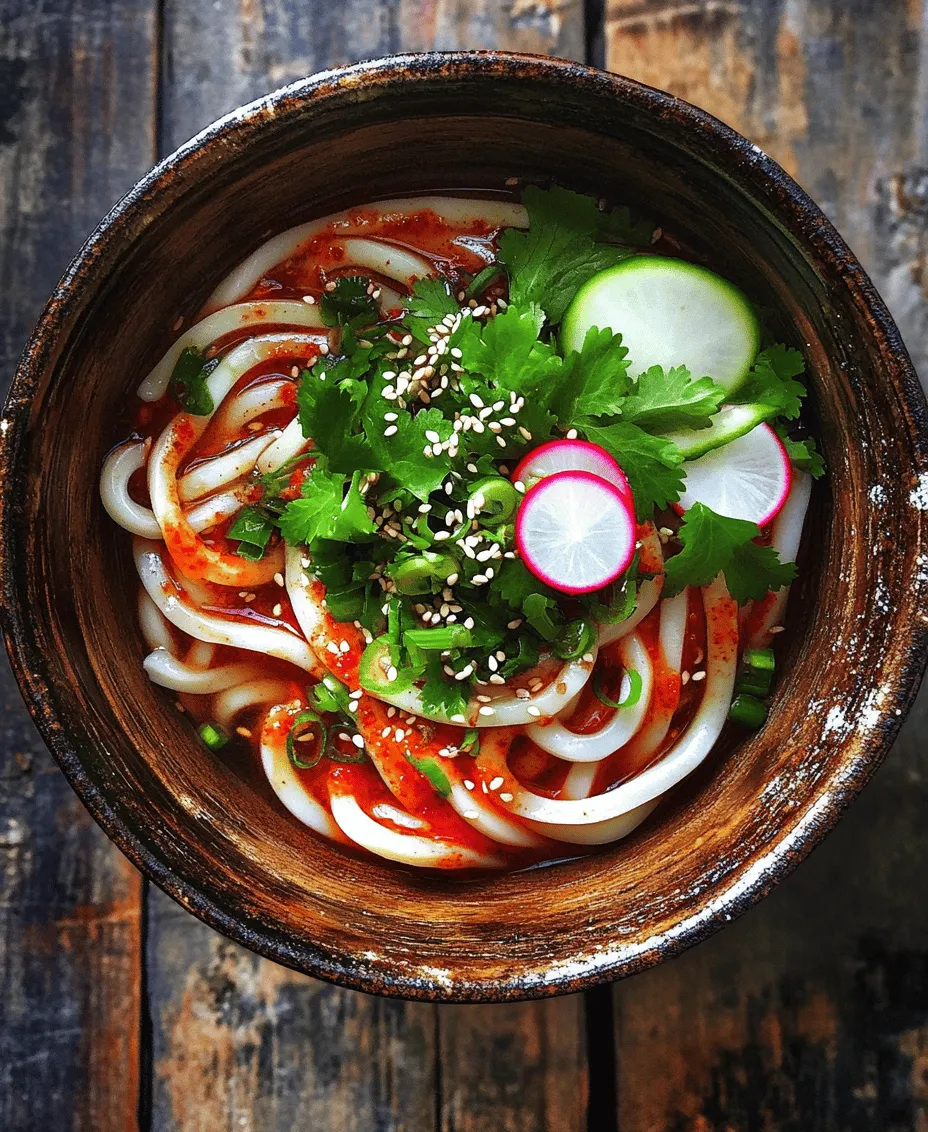 In the fast-paced world we live in, the demand for quick, delicious meals has never been higher. Enter Spicy 10-Minute Chili Oil Udon Noodles, a dish that beautifully combines convenience with robust flavors. This recipe is perfect for those evenings when you crave something satisfying yet easy to whip up — it’s an ideal solution for weeknight dinners, lunch breaks, or even a late-night snack.