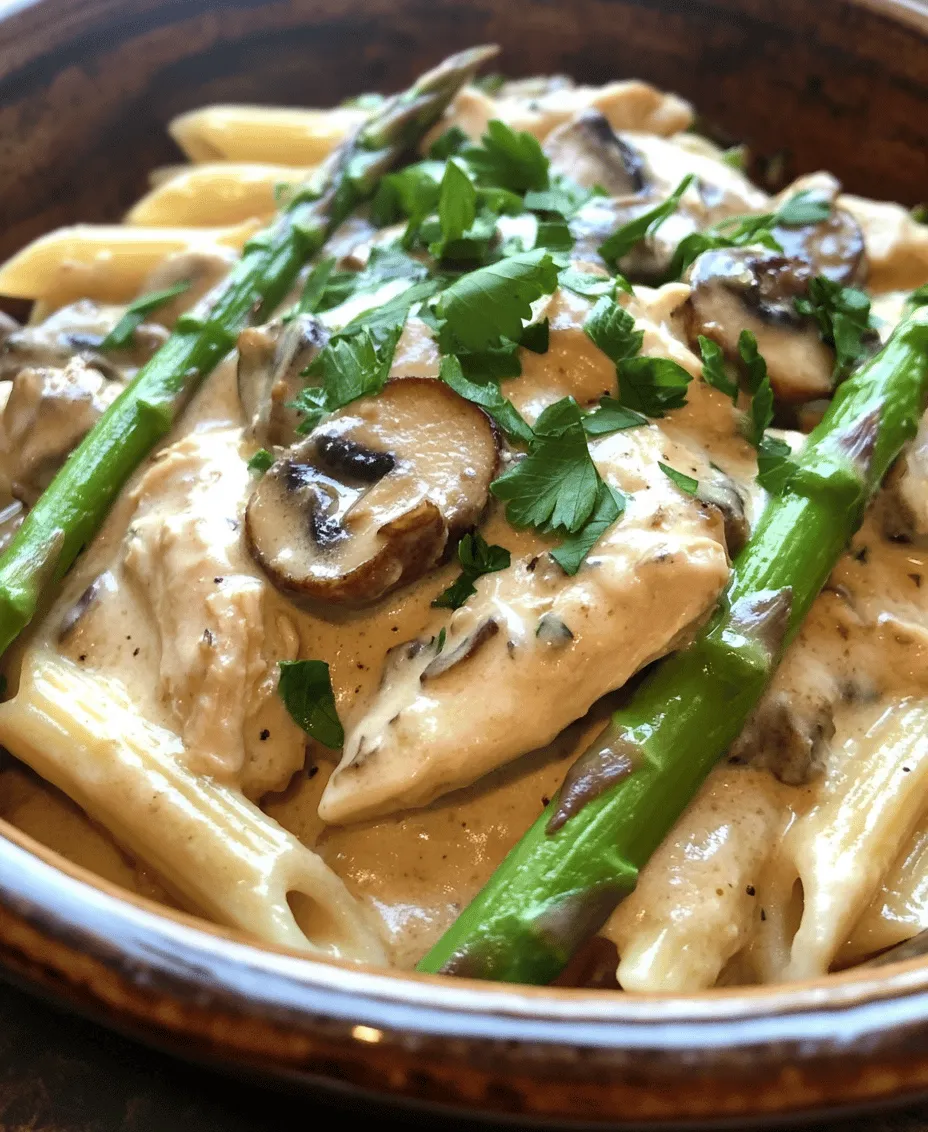 To achieve the best results in your Creamy Mushroom and Asparagus Chicken Penne, it's crucial to understand each ingredient's role in the dish. The right selections elevate the flavors and ensure a well-balanced meal. Let’s dive into each component.