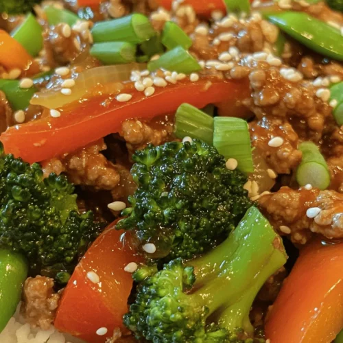 To create a memorable dish, understanding the ingredients that make up the Savory Ground Turkey Teriyaki Stir Fry is essential. Each component contributes to the dish's overall flavor, texture, and nutritional profile.