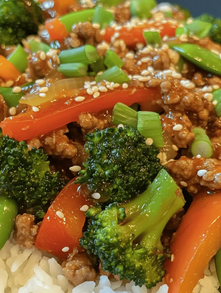 To create a memorable dish, understanding the ingredients that make up the Savory Ground Turkey Teriyaki Stir Fry is essential. Each component contributes to the dish's overall flavor, texture, and nutritional profile.