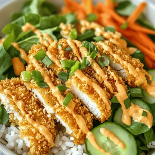 The Bang Bang Chicken Bowl is a harmonious blend of textures and flavors, and its success lies in the quality of its ingredients. Here’s a closer look at what you will need: