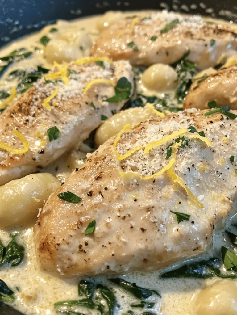 In today’s fast-paced world, one-pot meals have surged in popularity among home cooks. The appeal of these meals lies in their simplicity and efficiency—everything cooks in a single pot, which means less time spent on both preparation and clean-up. Among the myriad of one-pot recipes, the One-Pot Lemon Chicken Gnocchi Delight stands out as a perfect weeknight dinner option. This dish combines tender chicken, pillowy gnocchi, and a creamy, zesty sauce that brings a comforting yet refreshing flavor profile to the table.