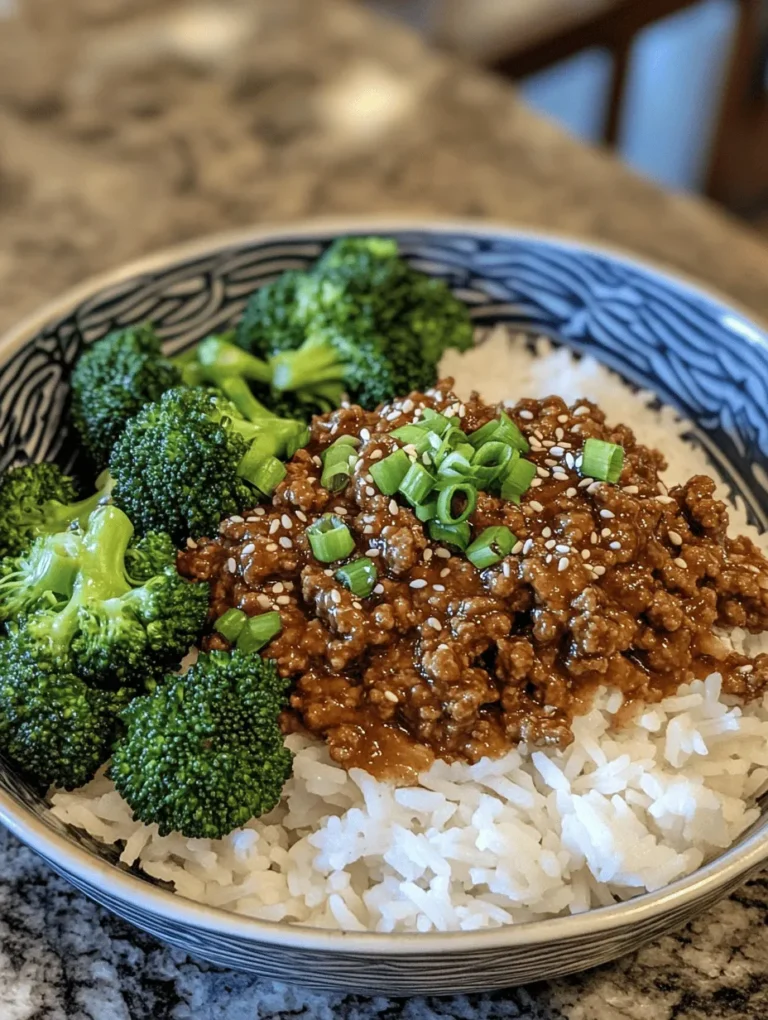 When it comes to choosing the right ground beef for your Korean Ground Beef Bowl, the preferred fat content is 80/20. This ratio strikes a perfect balance between flavor and texture, providing enough fat to keep the meat juicy without being overly greasy. The richness of the beef is essential, as it will absorb the flavors of the sauce beautifully, resulting in a savory dish that is both satisfying and delicious.