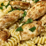 If you're searching for a weeknight dinner recipe that marries comfort with flavor, look no further than Creamy Garlic Butter Chicken & Rotini in Parmesan Sauce. This dish is not only a feast for the taste buds but also a warm embrace on a plate, perfect for those long, busy days when you need a quick yet satisfying meal. The creamy sauce, infused with the rich flavors of garlic and Parmesan, coats perfectly cooked rotini pasta and tender chicken, making it an irresistible choice for family dinners or entertaining guests.