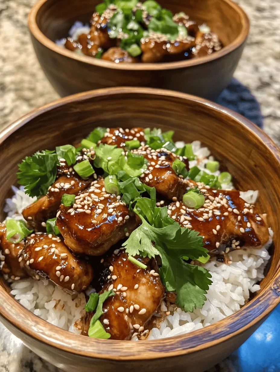 To create the perfect Sticky Chicken Rice Bowls, it is essential to understand the key ingredients that contribute to the dish's unique flavor and texture. Each component plays a vital role, ensuring that every bite is bursting with deliciousness.