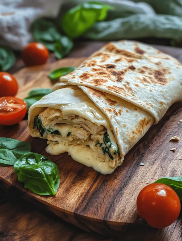 If you’re searching for a quick, satisfying meal that packs a flavorful punch, look no further than cheesy garlic chicken wraps. This recipe is a perfect blend of tender chicken, melted cheese, and fragrant garlic, all enveloped in a soft tortilla. Not only do these wraps offer a delightful taste experience, but they are also incredibly convenient, making them an ideal choice for busy weeknights or casual gatherings with friends and family.