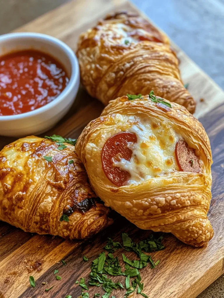 Crescent roll recipes have become increasingly popular in kitchens around the globe, known for their delicious versatility and the ease with which they can be transformed into a variety of dishes. From sweet pastries to savory snacks, crescent rolls are a beloved staple that can elevate any meal or gathering. Among the myriad of crescent roll creations, Mozzarella Pepperoni Croissant Rolls stand out as a mouthwatering fusion that expertly combines the classic flavors of pizza with the flaky, buttery goodness of croissants.