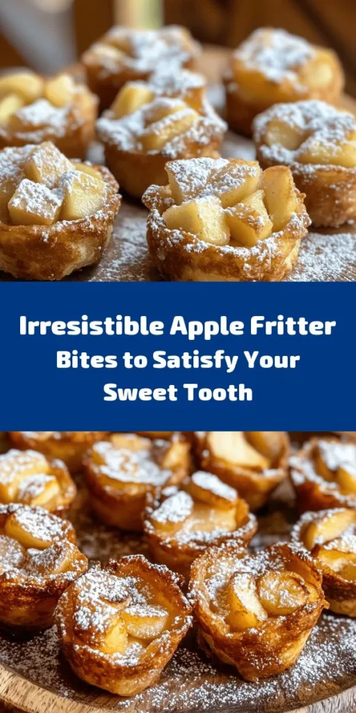 Indulge in the sweet goodness of these Apple Fritter Bites! Perfect for breakfast or a tasty treat, these bite-sized delights are made with fresh diced apples, warm spices, and a light, fluffy batter. In just 30 minutes, you can whip up 24 golden-brown fritter bites that are irresistibly delicious. Lightly dust them with powdered sugar and enjoy them warm for the best experience. Explore this delightful recipe that’s sure to impress your friends and family!
