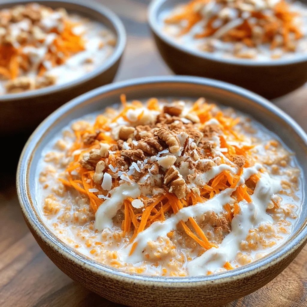 In today's fast-paced world, finding a breakfast option that is both nutritious and delicious can be a challenge. The trend towards healthy eating has led to an increased interest in breakfast foods that not only satisfy hunger but also provide vital nutrients. One standout option that has emerged is oatmeal, renowned for its versatility and health benefits. Among the myriad of oatmeal recipes, the Carrot Cake Oatmeal Delight shines as a delightful fusion of flavors and nutrition, brilliantly merging the beloved taste of carrot cake with the wholesome goodness of oats.