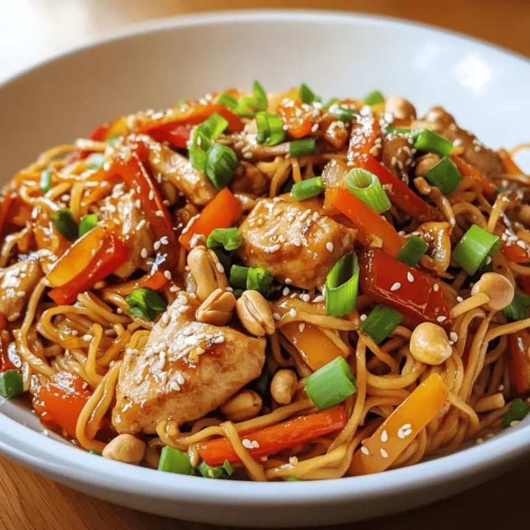Kung Pao Chicken Noodles is a beloved dish that perfectly encapsulates the essence of Chinese cuisine—vibrant flavors, fresh ingredients, and a delightful fusion of textures. This dish is not only a staple in Chinese households but has also gained popularity across the globe, making it a favorite among both home cooks and culinary enthusiasts. The combination of tender chicken, crunchy vegetables, and nutty toppings creates an irresistible stir-fry that is both satisfying and nourishing.