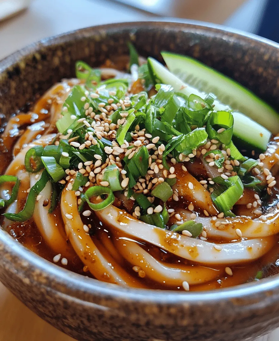 In today's fast-paced world, where juggling work, family, and personal commitments often leaves little time for elaborate cooking, quick and delicious meals are a culinary necessity. The art of creating satisfying dishes that cater to a busy lifestyle has become paramount for home cooks and food enthusiasts alike. Enter the 10-Minute Chili Oil Udon Noodles—a vibrant dish that brings together the convenience of quick preparation with the bold and tantalizing flavors of Asian cuisine. This recipe promises to satisfy your palate while fitting seamlessly into your hectic schedule.