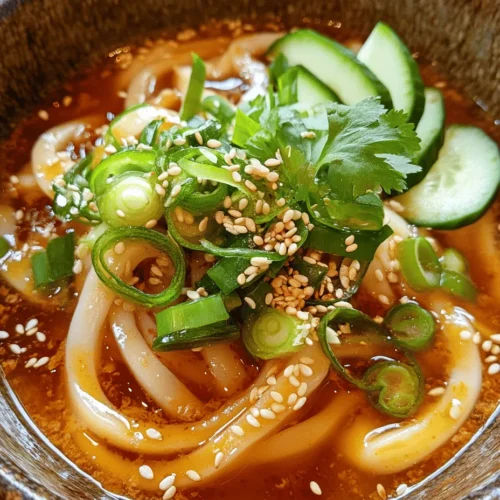 In today's fast-paced world, where juggling work, family, and personal commitments often leaves little time for elaborate cooking, quick and delicious meals are a culinary necessity. The art of creating satisfying dishes that cater to a busy lifestyle has become paramount for home cooks and food enthusiasts alike. Enter the 10-Minute Chili Oil Udon Noodles—a vibrant dish that brings together the convenience of quick preparation with the bold and tantalizing flavors of Asian cuisine. This recipe promises to satisfy your palate while fitting seamlessly into your hectic schedule.