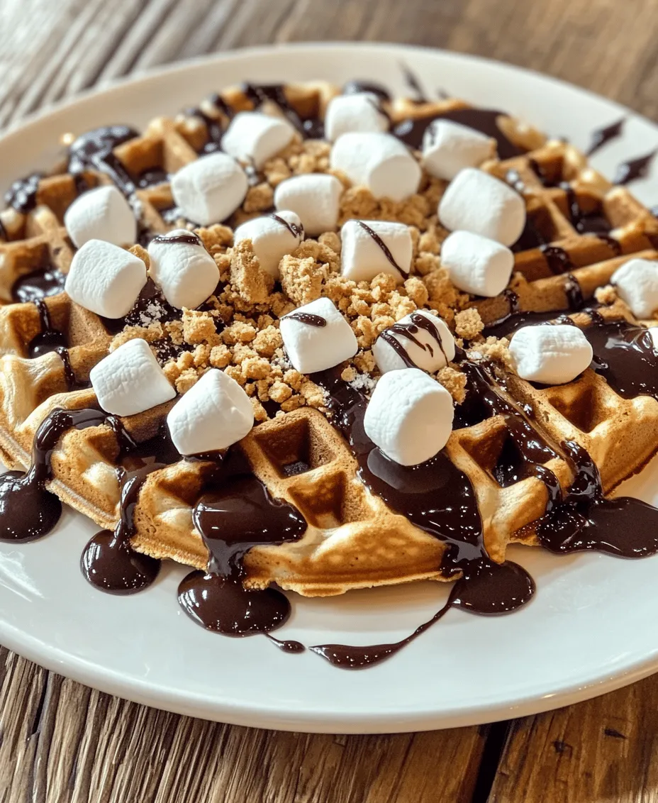Imagine waking up to the intoxicating aroma of freshly made waffles, each one a delightful nod to the nostalgic flavors of a campfire treat. Indulgent S'mores Waffles are not just another breakfast option; they are a creative and indulgent twist on the classic s'mores that everyone loves. This recipe beautifully melds the rich, chocolatey flavors of s'mores with the comforting texture of fluffy waffles. With the growing trend of unique breakfast recipes, these waffles are sure to become a family favorite, appealing to both children and adults alike.