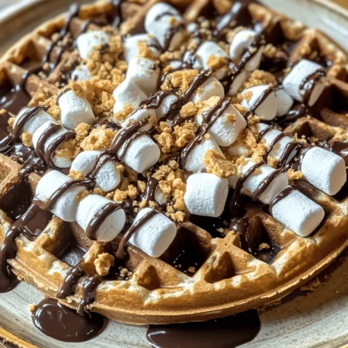 Imagine waking up to the intoxicating aroma of freshly made waffles, each one a delightful nod to the nostalgic flavors of a campfire treat. Indulgent S'mores Waffles are not just another breakfast option; they are a creative and indulgent twist on the classic s'mores that everyone loves. This recipe beautifully melds the rich, chocolatey flavors of s'mores with the comforting texture of fluffy waffles. With the growing trend of unique breakfast recipes, these waffles are sure to become a family favorite, appealing to both children and adults alike.