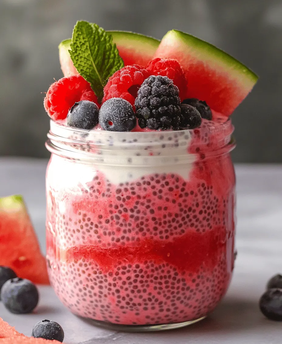 In recent years, there has been a significant shift towards healthier breakfast options, as more people recognize the importance of starting their day with nutritious food. Breakfast is often referred to as the most important meal of the day, and for good reason. A well-rounded breakfast sets the tone for your energy levels, mood, and metabolism throughout the day. Among the plethora of choices available, the watermelon chia pudding stands out as an exceptionally refreshing and nutritious option that is perfect for warm mornings or anytime you crave a light yet satisfying meal.