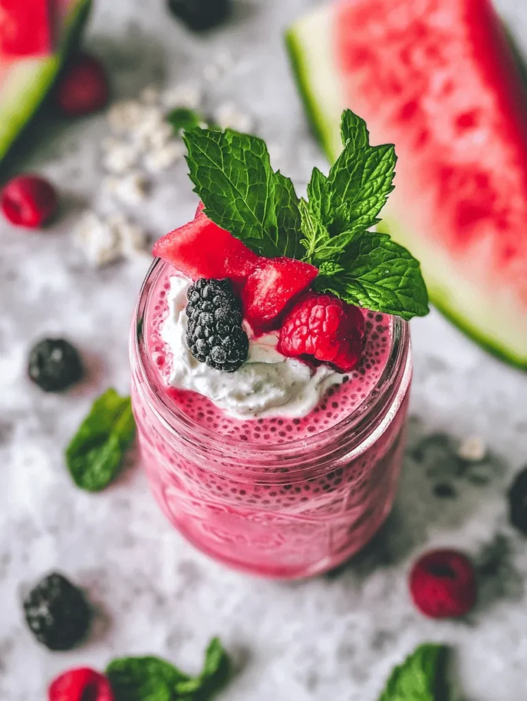 In recent years, there has been a significant shift towards healthier breakfast options, as more people recognize the importance of starting their day with nutritious food. Breakfast is often referred to as the most important meal of the day, and for good reason. A well-rounded breakfast sets the tone for your energy levels, mood, and metabolism throughout the day. Among the plethora of choices available, the watermelon chia pudding stands out as an exceptionally refreshing and nutritious option that is perfect for warm mornings or anytime you crave a light yet satisfying meal.