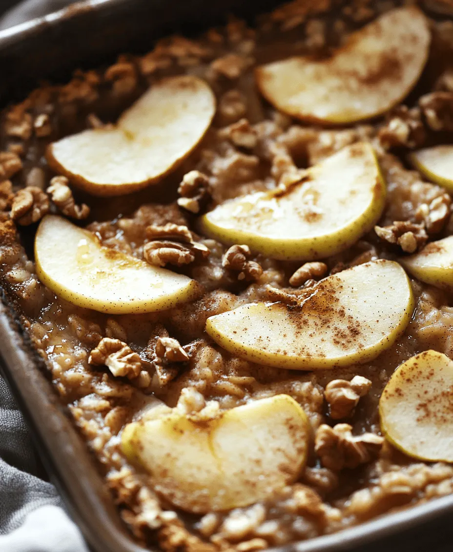 In today’s fast-paced world, a healthy breakfast is often overlooked. However, the importance of starting your day with a nutritious meal cannot be understated. Breakfast is not just a meal; it’s an essential part of fueling your body and mind for the day ahead. A wholesome breakfast can boost your metabolism, enhance focus, and provide the energy you need to tackle your daily tasks. Among the myriad of breakfast options available, the Irresistible Healthy Apple Oatmeal Breakfast Bake stands out as a delicious and nutritious choice.