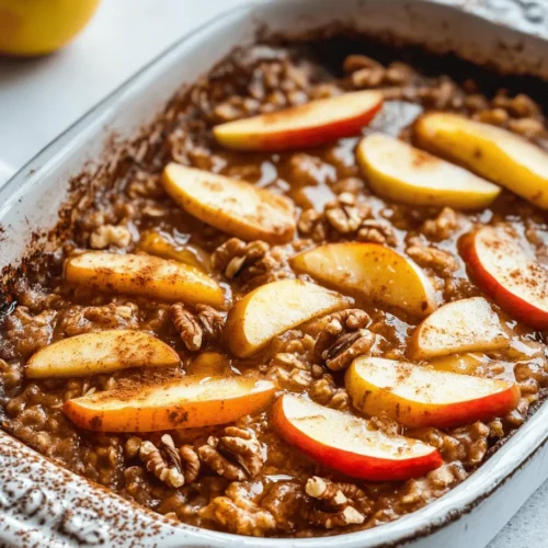In today’s fast-paced world, a healthy breakfast is often overlooked. However, the importance of starting your day with a nutritious meal cannot be understated. Breakfast is not just a meal; it’s an essential part of fueling your body and mind for the day ahead. A wholesome breakfast can boost your metabolism, enhance focus, and provide the energy you need to tackle your daily tasks. Among the myriad of breakfast options available, the Irresistible Healthy Apple Oatmeal Breakfast Bake stands out as a delicious and nutritious choice.