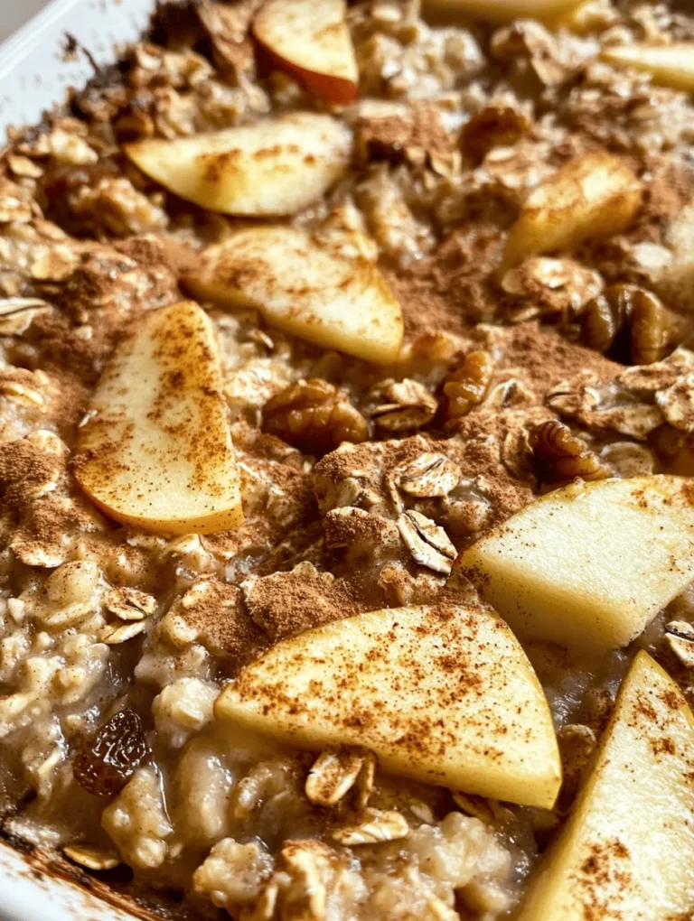 In the hustle and bustle of modern life, the importance of a nutritious breakfast cannot be overstated. Breakfast is often referred to as the most important meal of the day, providing the essential fuel needed to kickstart your morning and set a positive tone for the hours ahead. Yet, many people struggle to find the time to prepare a wholesome breakfast that is both healthy and satisfying. Enter the Irresistible Healthy Apple Oatmeal Breakfast Bake—a delightful solution that combines nutrition, flavor, and ease of preparation into one delicious dish.