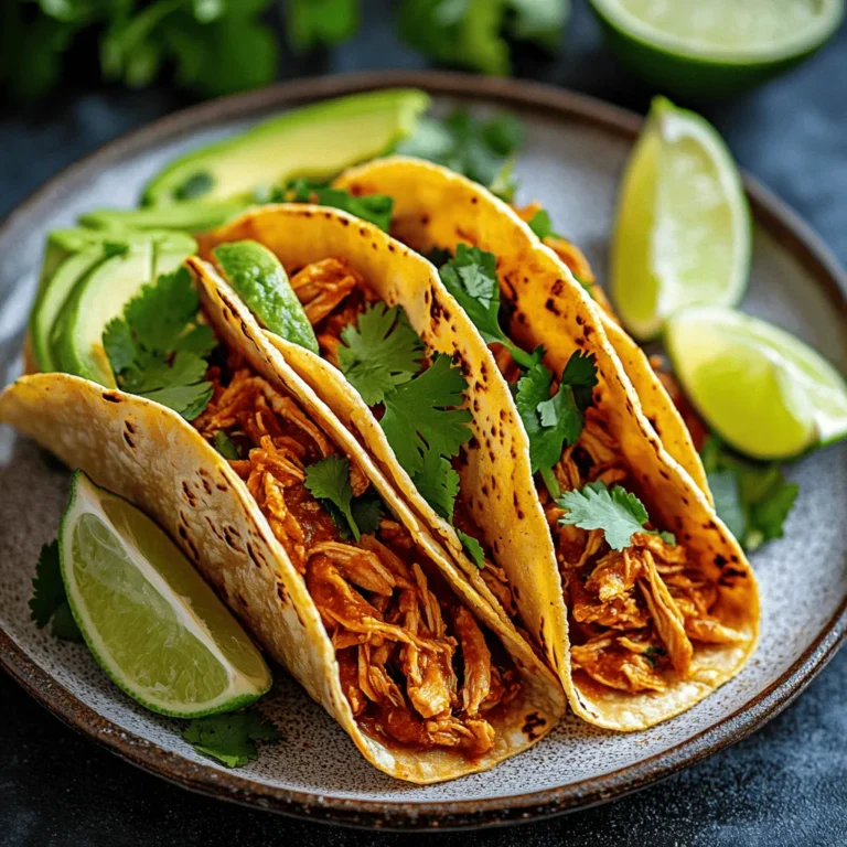 Chicken Tinga Tacos are more than just a meal; they represent a vibrant aspect of Mexican culture that has captivated food lovers around the globe. Originating from the state of Puebla, this dish is a delightful fusion of flavors, combining tender, shredded chicken with a smoky, spicy sauce that’s both robust and comforting. The heart of Chicken Tinga lies in its preparation—where the essence of traditional Mexican cooking meets modern convenience, making it a go-to choice for family dinners, festive gatherings, or a cozy night in.