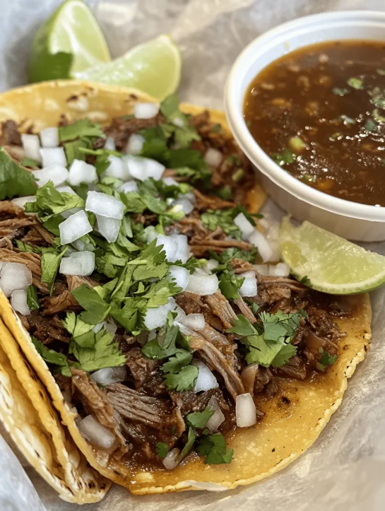 Birria tacos are more than just a culinary delight; they are a celebration of Mexican culture, rich in history and flavor. This traditional dish hails from the western state of Jalisco, where it was originally created as a celebratory meal for special occasions. The dish has evolved over time, gaining popularity across Mexico and beyond, becoming a staple at family gatherings, festivals, and street food stalls. Its unique combination of tender meat, flavorful broth, and delicious toppings make Birria tacos a favorite among food enthusiasts.