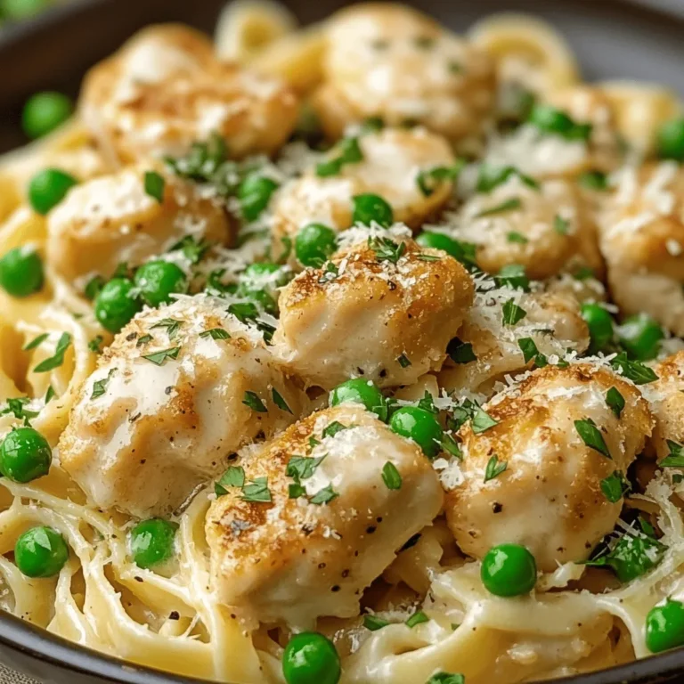 When the weeknight hustle leaves little time for elaborate dinners, finding quick yet satisfying recipes becomes a culinary treasure. Enter Garlic Butter Chicken Bites with Savory Creamy Parmesan Pasta—a dish that not only meets the demands of busy schedules but also brings a comforting touch to family dinners. This hearty meal features tender chicken bites tossed in a rich garlic butter sauce, perfectly complemented by creamy Parmesan pasta that’s sure to please even the pickiest eaters.