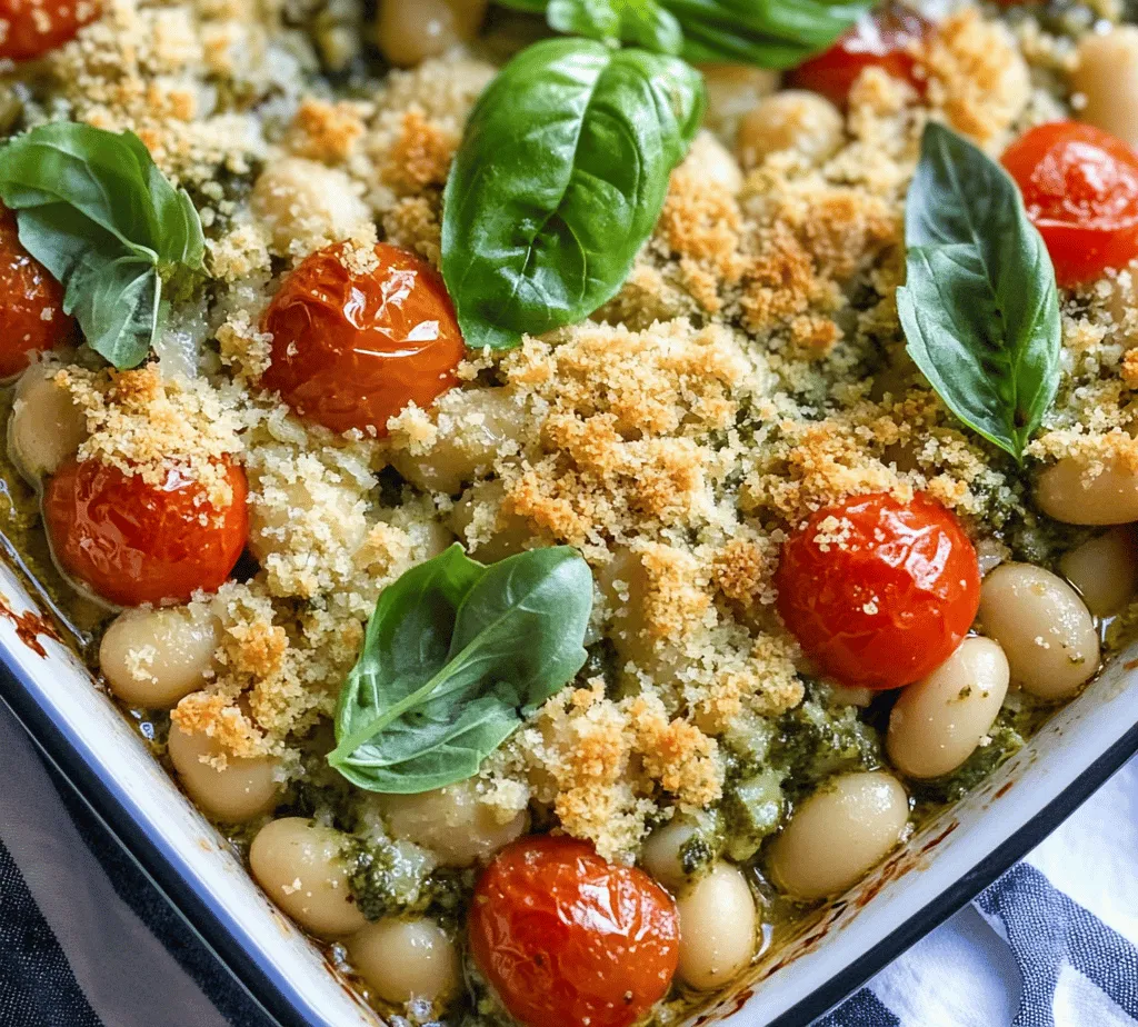 In the world of comfort food, few dishes can rival the warmth and satisfaction of a creamy bake. The Creamy White Bean and Pesto Bake is not just a delightful meal; it’s a celebration of flavors and textures that caters to both the palate and the eye. This dish combines the creaminess of white beans, the aromatic freshness of basil pesto, and the delightful crunch of a breadcrumb topping, making it a perfect choice for a family dinner or a gathering with friends.