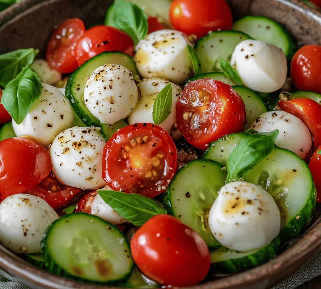 As the warm days of summer roll in, the craving for light, refreshing dishes takes center stage. One such dish that embodies the essence of summer is the Cucumber Caprese Salad. This delightful twist on the classic Caprese salad showcases vibrant colors, refreshing flavors, and nutritious ingredients that make it a perfect addition to any summer gathering, picnic, or as a light side dish to complement your main course.
