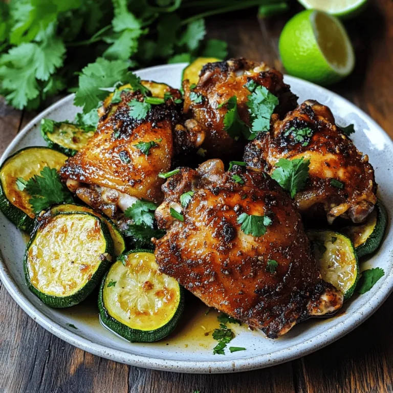 In today's fast-paced world, where convenience often trumps quality, the importance of vibrant flavors and healthy ingredients cannot be overstated. Cooking at home allows you to control the quality of your ingredients, ensuring that every bite is packed with flavor and nutrition. The Zesty Asado Chicken with Sautéed Lemon Zucchini exemplifies this principle, offering a delicious balance of spices, herbs, and fresh produce that will leave you feeling satisfied and energized.