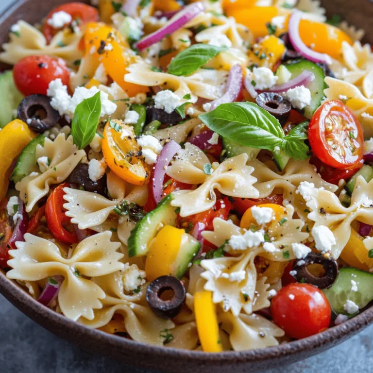If you're searching for a dish that is as vibrant as it is delicious, look no further than Bow Tie Pasta Salad Fiesta. This delightful recipe is a celebration of flavors, colors, and textures, making it an ideal choice for gatherings, picnics, or simply a refreshing meal at home. Bow tie pasta, also known as farfalle, serves as the perfect canvas for an array of fresh vegetables and zesty dressing, creating a dish that is not only visually appealing but also packed with nutrients.