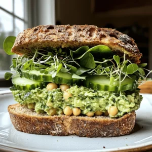 The Green Goddess Salad Sandwich is a vibrant, fresh, and nutritious meal that perfectly embodies the essence of plant-based eating. Bursting with flavors, this sandwich features a delightful combination of creamy avocado, protein-packed chickpeas, and a medley of fresh herbs that not only tantalize your taste buds but also provide a plethora of health benefits. With a growing emphasis on incorporating more plant-based foods into our diets, the Green Goddess Salad Sandwich stands out as a delicious option that caters to both flavor enthusiasts and health-conscious eaters alike.