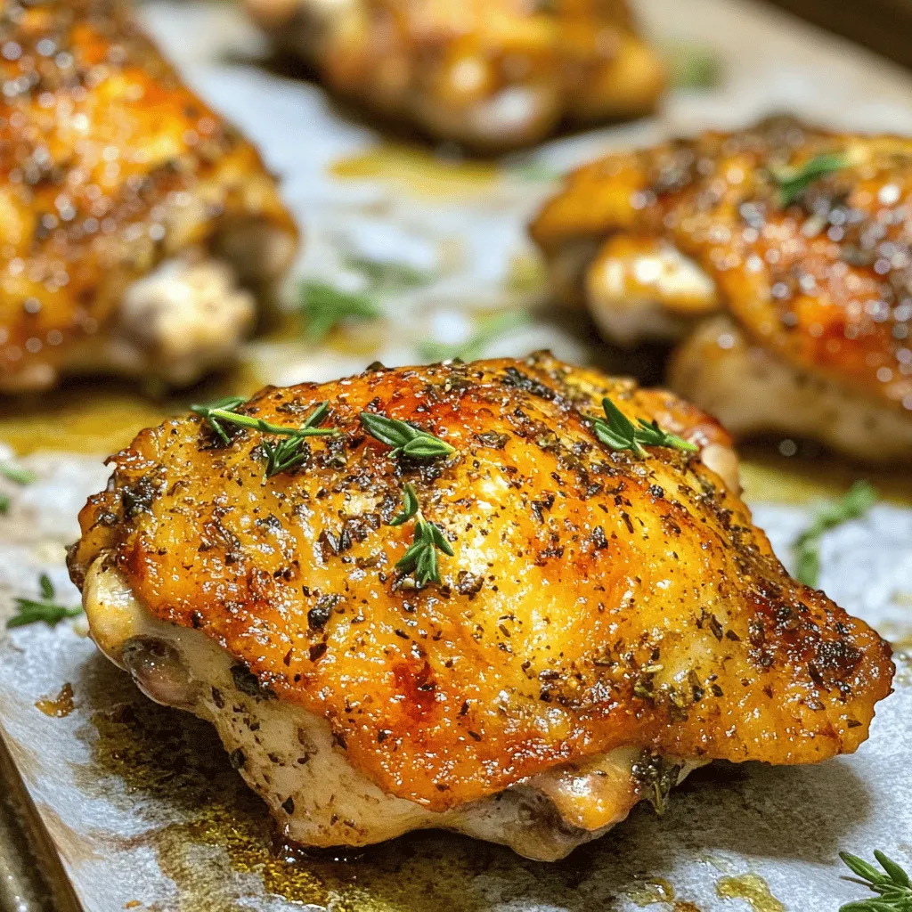 When it comes to creating a satisfying meal that strikes the perfect balance between flavor and ease of preparation, crispy herb-infused chicken thighs stand out as a culinary delight. These succulent pieces of chicken boast a juicy interior enveloped by a beautifully crispy skin, creating a dish that’s simply irresistible. Renowned for their rich flavor profile, chicken thighs have become increasingly popular not just for their taste but also for their versatility and affordability, making them a staple in kitchens around the world.