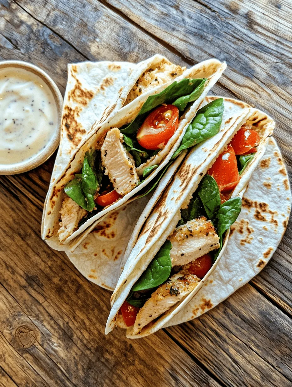 What makes Cheesy Garlic Chicken Wraps so appealing? For starters, they are incredibly easy to prepare, requiring minimal ingredients that you likely already have on hand. This means less time spent at the grocery store and more time enjoying a tasty meal. The combination of flavors is simply irresistible: juicy chicken marinated in garlic and Italian seasonings, melted mozzarella, and grated Parmesan create a savory experience that’s hard to resist.