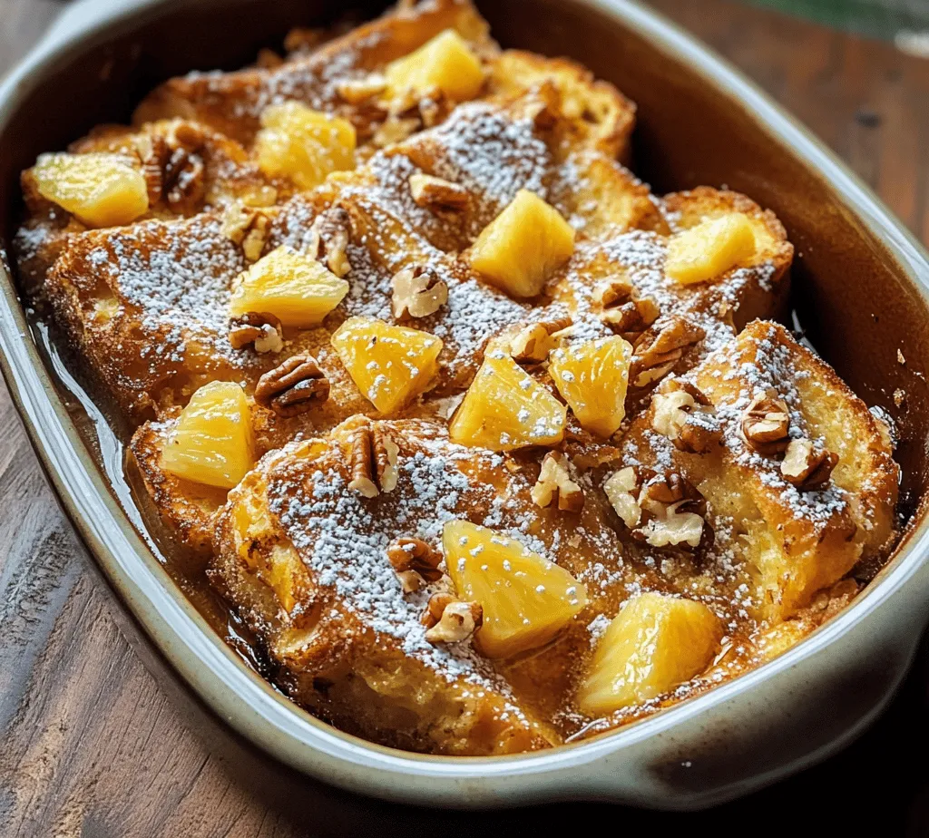 French toast is a beloved breakfast dish that has graced tables around the world, celebrated for its versatility and comforting flavors. Traditionally made by soaking slices of bread in a mixture of eggs and milk before frying, this classic dish can be easily adapted to suit various tastes and occasions. One delightful variation that has gained popularity in recent years is the Sweet Hawaiian Roll French Toast Bake. This recipe takes the familiar concept of French toast and elevates it to a new level, combining the unique sweetness of Hawaiian rolls with a rich custard mixture and delightful toppings.