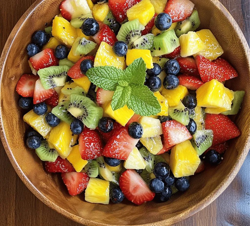 Imagine a bowl bursting with vibrant colors, each hue representing a different fruit, harmoniously blending together to create a stunning and refreshing dish. This is the magic of a rainbow fruit salad. Not only does it serve as a feast for the eyes, but it also provides a delightful medley of flavors that can invigorate your taste buds and uplift your spirit. Perfect for summer picnics, family gatherings, or simply as a healthy snack, this fruit salad is incredibly versatile and can be enjoyed by people of all ages.