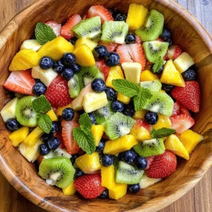 Imagine a bowl bursting with vibrant colors, each hue representing a different fruit, harmoniously blending together to create a stunning and refreshing dish. This is the magic of a rainbow fruit salad. Not only does it serve as a feast for the eyes, but it also provides a delightful medley of flavors that can invigorate your taste buds and uplift your spirit. Perfect for summer picnics, family gatherings, or simply as a healthy snack, this fruit salad is incredibly versatile and can be enjoyed by people of all ages.