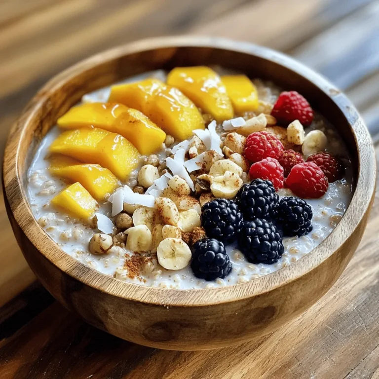 In the world of breakfast, there has been a significant shift towards healthier options that not only nourish but also delight the palate. With an increasing awareness of the benefits of whole grains and plant-based ingredients, alternative grains like barley have found their way into breakfast bowls across the globe. Among the many delightful ways to enjoy barley, one standout recipe is the Creamy Coconut Barley Porridge—a warm and comforting dish that combines the nutty flavor of barley with the rich creaminess of coconut milk.