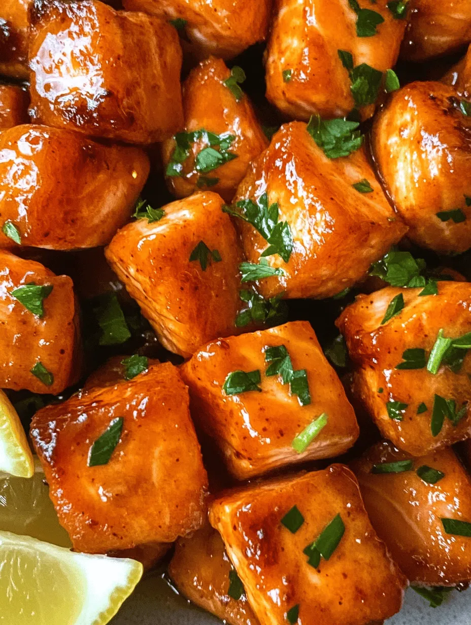Salmon is a culinary gem that has captured the hearts of food lovers around the world. With its rich flavor and versatility, this fish has been a staple in various culinary traditions, from Asian to Mediterranean cuisines. Whether grilled, baked, or pan-seared, salmon can be adapted to suit a multitude of flavor profiles, making it a favorite for both home cooks and professional chefs alike. Today, we will explore a delightful twist on this classic ingredient: Spicy-Sweet Hot Honey Salmon Bites.