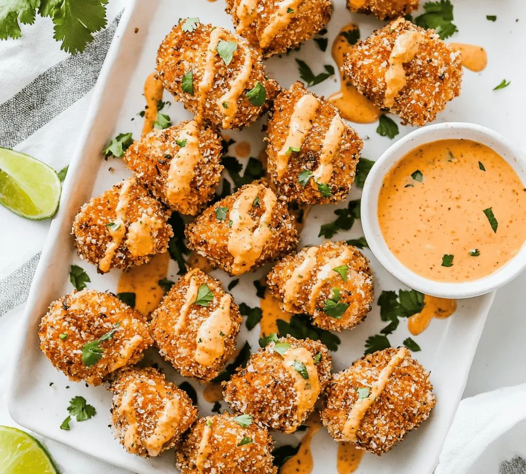 Prepare to embark on a culinary adventure with our Crispy Bang Bang Salmon Bites—a dish that marries an irresistible sweet and spicy flavor profile with the tender, flaky goodness of salmon. This recipe is more than just a meal; it’s an experience that will leave your taste buds dancing and your guests clamoring for more. Whether you’re planning an intimate dinner party, a festive gathering, or simply seeking a delightful weeknight meal, these salmon bites are the perfect solution. Easy to prepare yet bursting with flavor, they are sure to impress even the pickiest of eaters.
