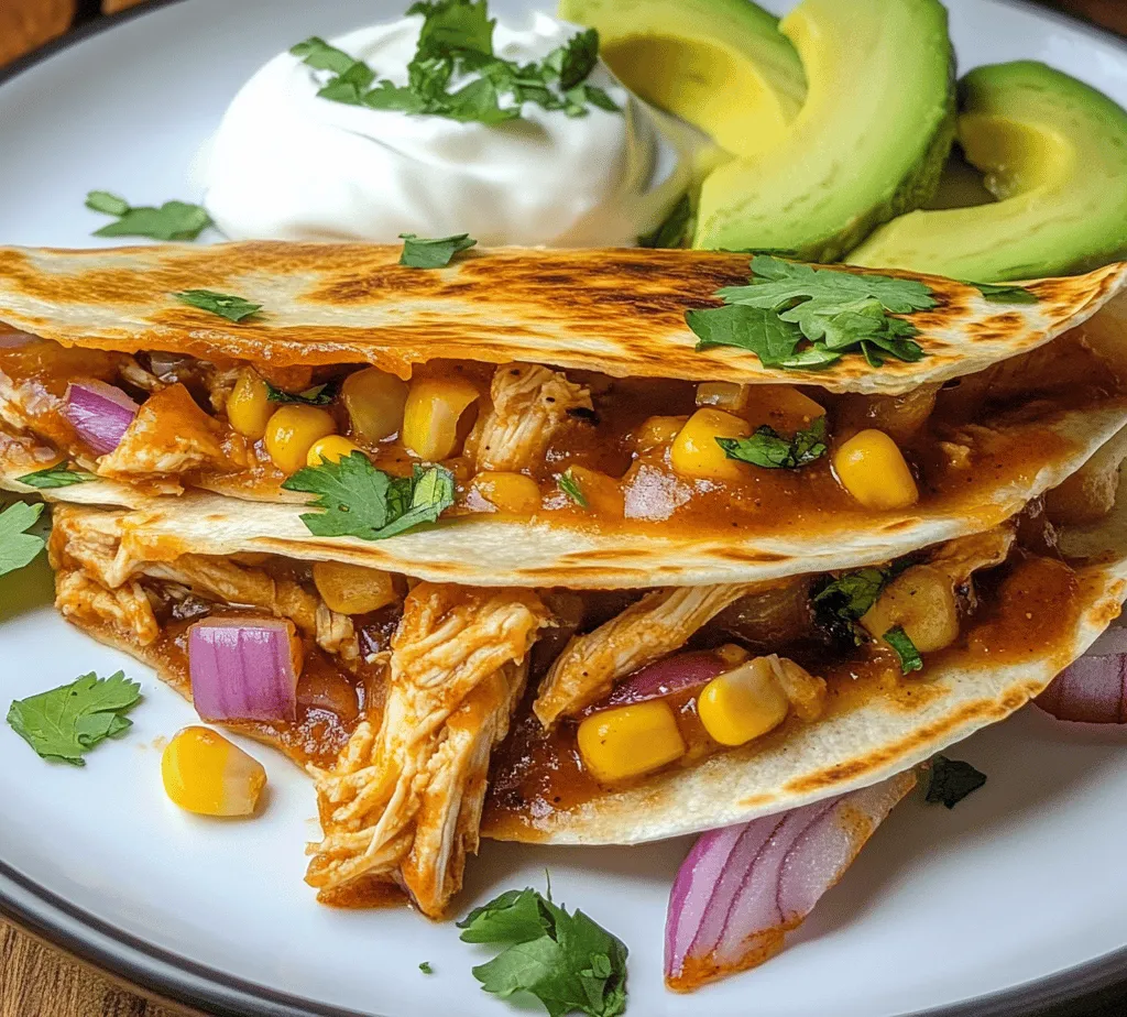 Welcome to the vibrant and mouthwatering world of BBQ Chicken Quesadilla Fiesta! This dish is a culinary celebration that embodies the perfect blend of comfort food and innovative flavors. Imagine crispy tortillas filled with tender, smoky chicken, gooey cheese, and a medley of colorful ingredients that will dazzle your taste buds. BBQ Chicken Quesadilla Fiesta is not just a meal; it's a versatile dish that can elevate any gathering, serve as a hearty family dinner, or provide a quick and satisfying weeknight meal.